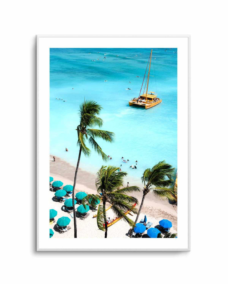 Waikiki Beach I by Teigan Geercke | Art Print from Olive et Oriel where you can shop wallpaper and artworks online