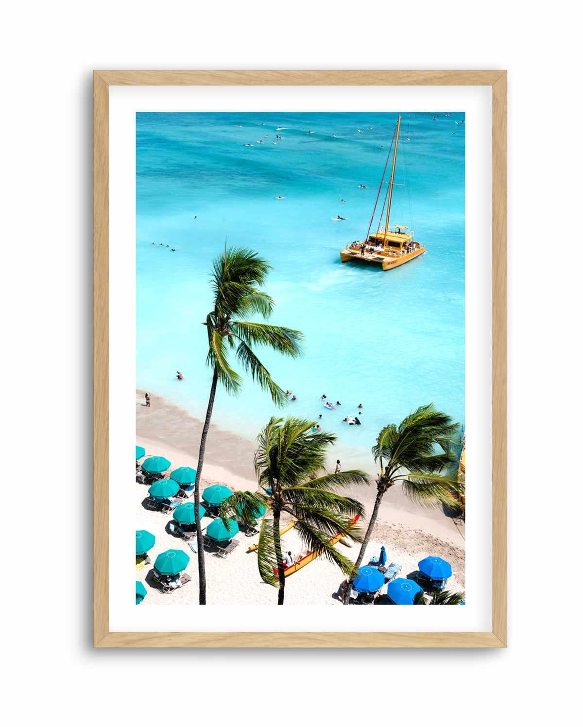 Waikiki Beach I by Teigan Geercke | Art Print from Olive et Oriel where you can shop wallpaper and artworks online