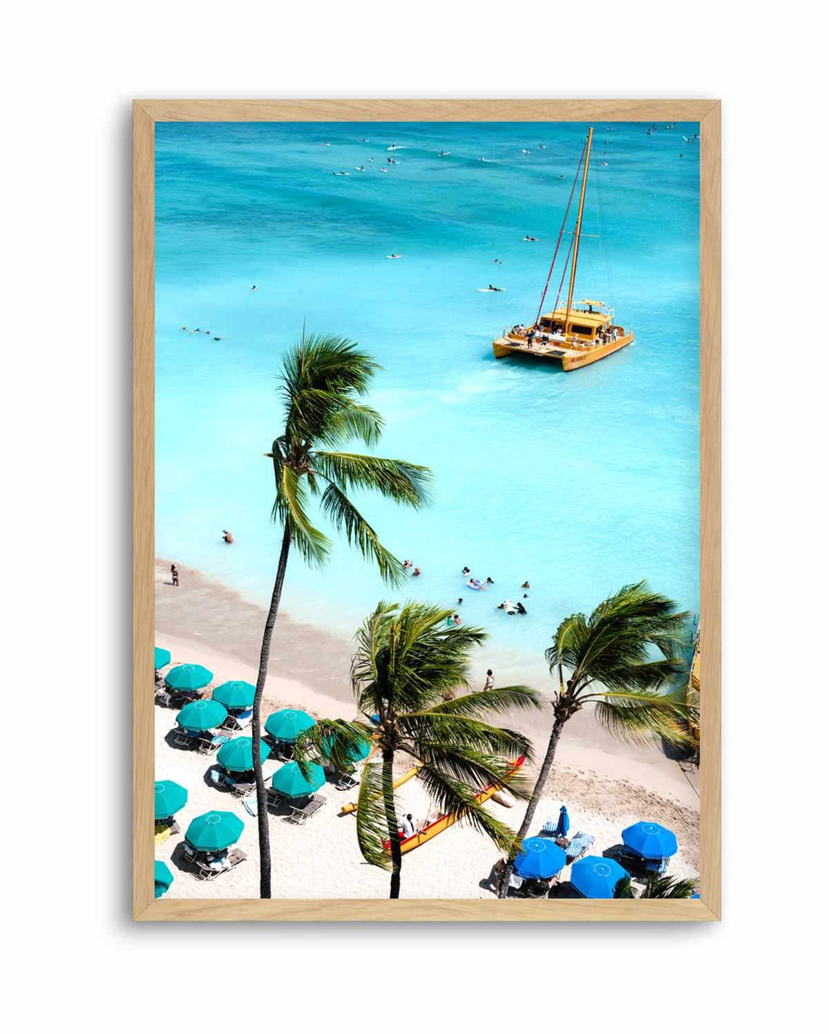 Waikiki Beach I by Teigan Geercke | Art Print from Olive et Oriel where you can shop wallpaper and artworks online