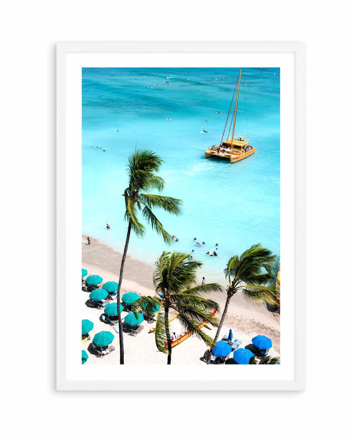 Waikiki Beach I by Teigan Geercke | Art Print from Olive et Oriel where you can shop wallpaper and artworks online