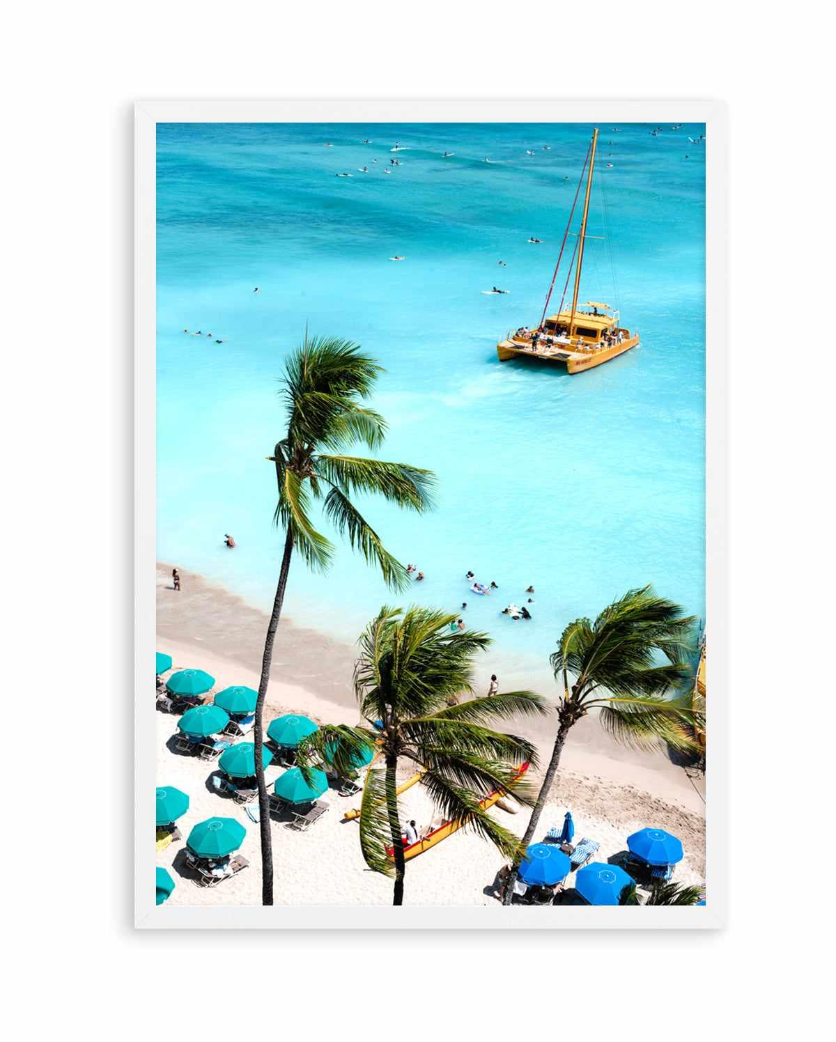 Waikiki Beach I by Teigan Geercke | Art Print from Olive et Oriel where you can shop wallpaper and artworks online