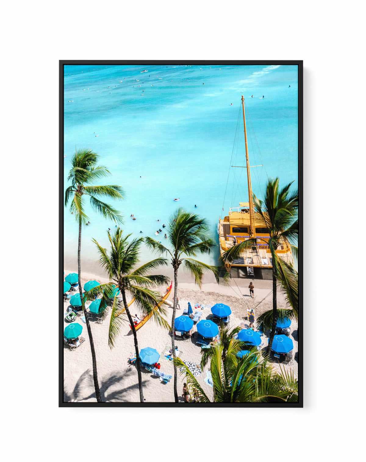 Waikiki Beach II by Teigan Geercke | Framed Canvas Art Print from Olive et Oriel where you can shop wallpaper and artworks online