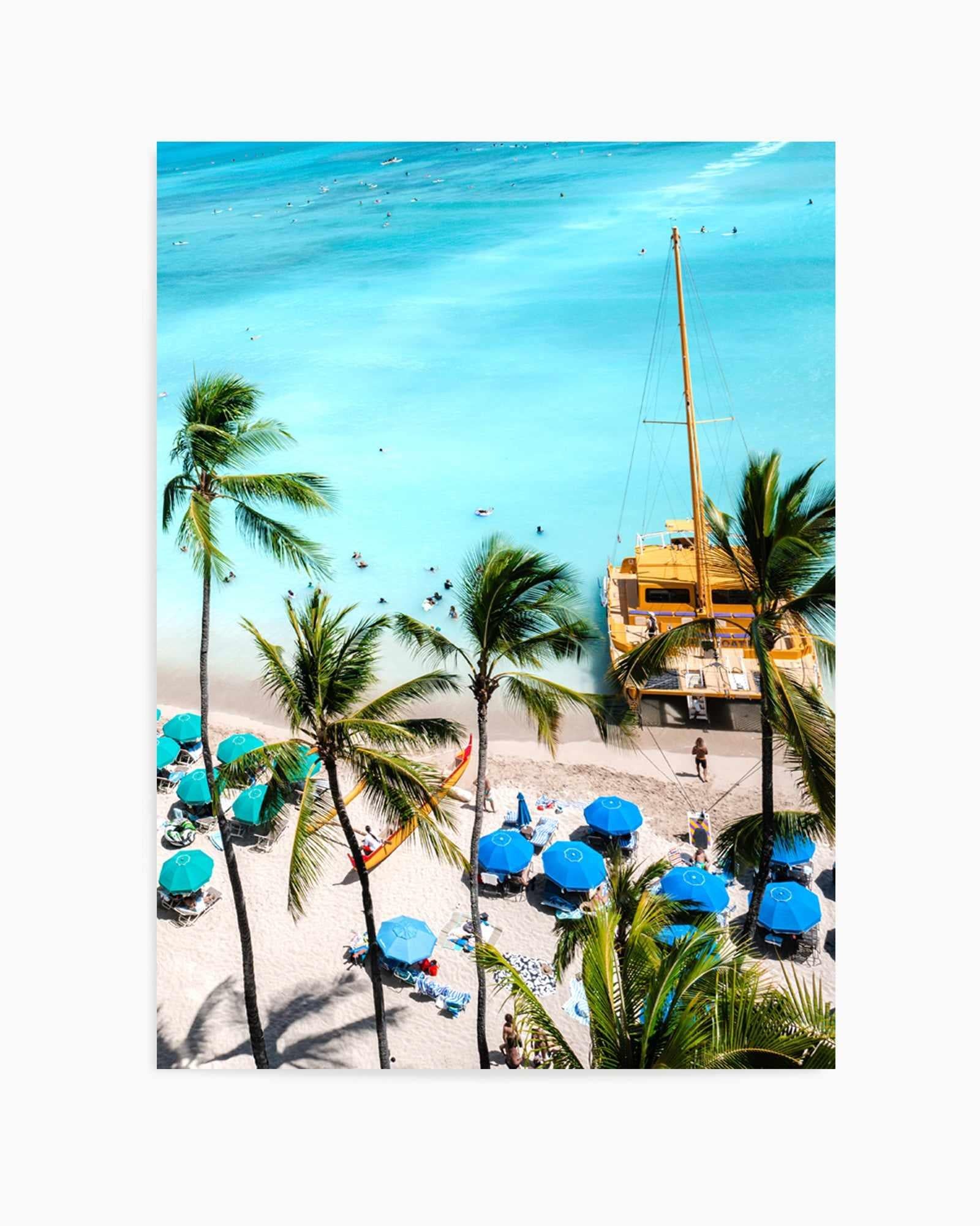 Waikiki Beach II by Teigan Geercke | Art Print from Olive et Oriel where you can shop wallpaper and artworks online