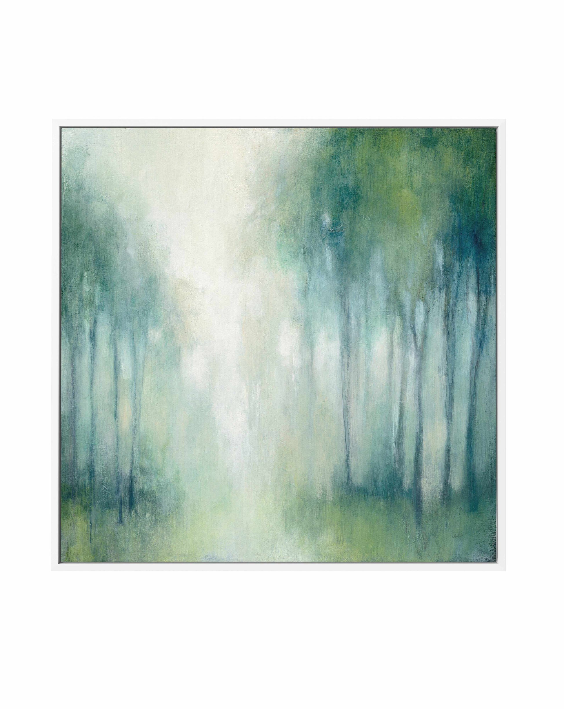 Walk In The Woods | Framed Canvas Art Print from Olive et Oriel where you can shop wallpaper and artworks online