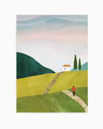 Walking Home by Henry Rivers Art Print