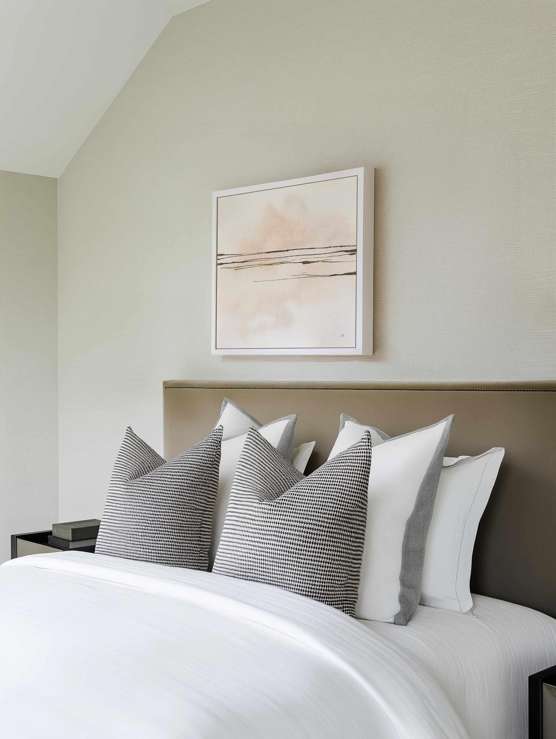 Walnut Minimal IV | Framed Canvas Art Print from Olive et Oriel where you can shop wallpaper and artworks online