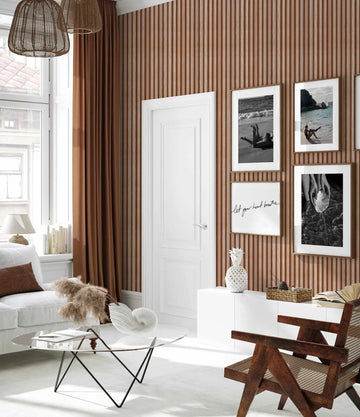 Walnut Stained Battens Wallpaper-Wallpaper-Buy Kids Removable Wallpaper Online Our Custom Made Children√¢‚Ç¨‚Ñ¢s Wallpapers Are A Fun Way To Decorate And Enhance Boys Bedroom Decor And Girls Bedrooms They Are An Amazing Addition To Your Kids Bedroom Walls Our Collection of Kids Wallpaper Is Sure To Transform Your Kids Rooms Interior Style From Pink Wallpaper To Dinosaur Wallpaper Even Marble Wallpapers For Teen Boys Shop Peel And Stick Wallpaper Online Today With Olive et Oriel