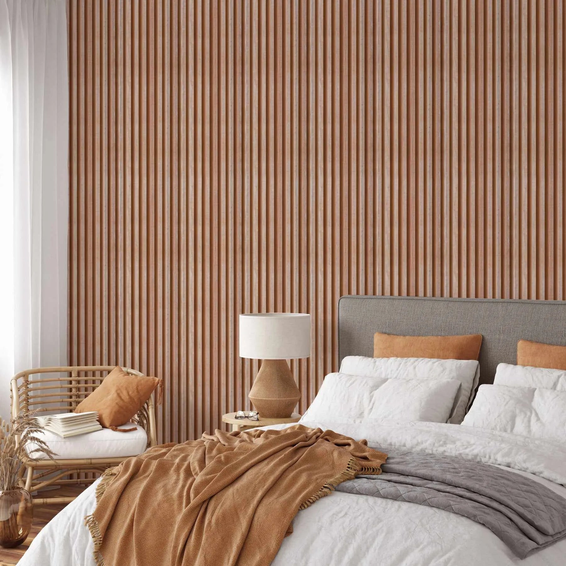 Walnut Stained Battens Wallpaper-Wallpaper-Buy Kids Removable Wallpaper Online Our Custom Made Children√¢‚Ç¨‚Ñ¢s Wallpapers Are A Fun Way To Decorate And Enhance Boys Bedroom Decor And Girls Bedrooms They Are An Amazing Addition To Your Kids Bedroom Walls Our Collection of Kids Wallpaper Is Sure To Transform Your Kids Rooms Interior Style From Pink Wallpaper To Dinosaur Wallpaper Even Marble Wallpapers For Teen Boys Shop Peel And Stick Wallpaper Online Today With Olive et Oriel