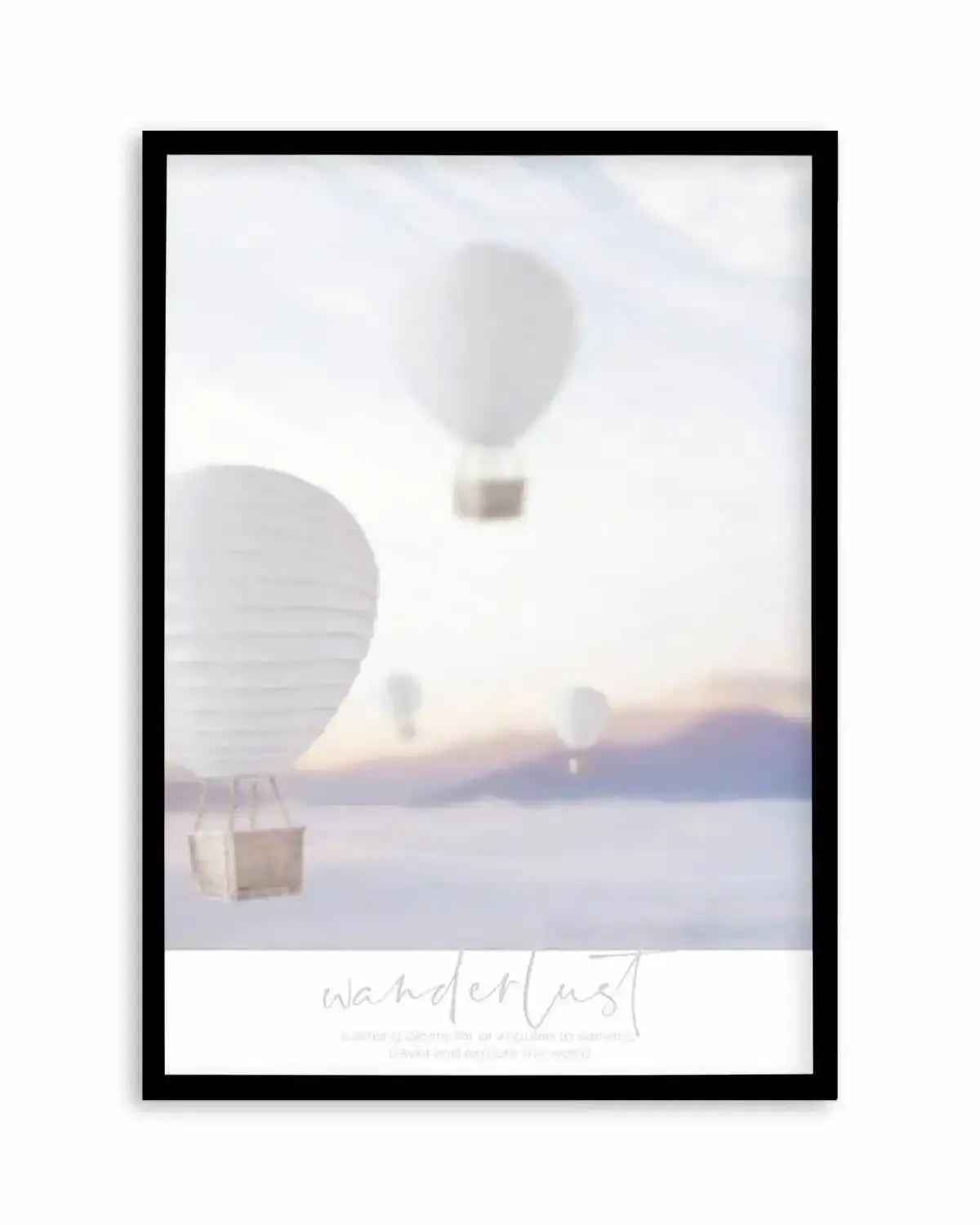 Wanderlust Dreams Art Print from Olive et Oriel where you can shop wallpaper and artworks online