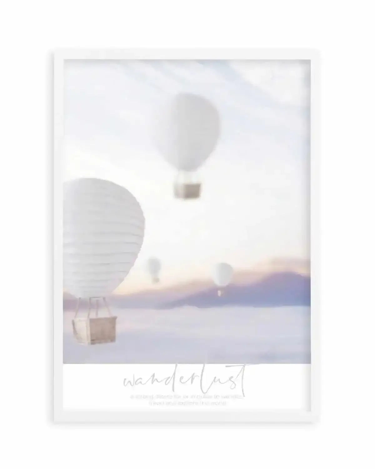 Wanderlust Dreams Art Print from Olive et Oriel where you can shop wallpaper and artworks online