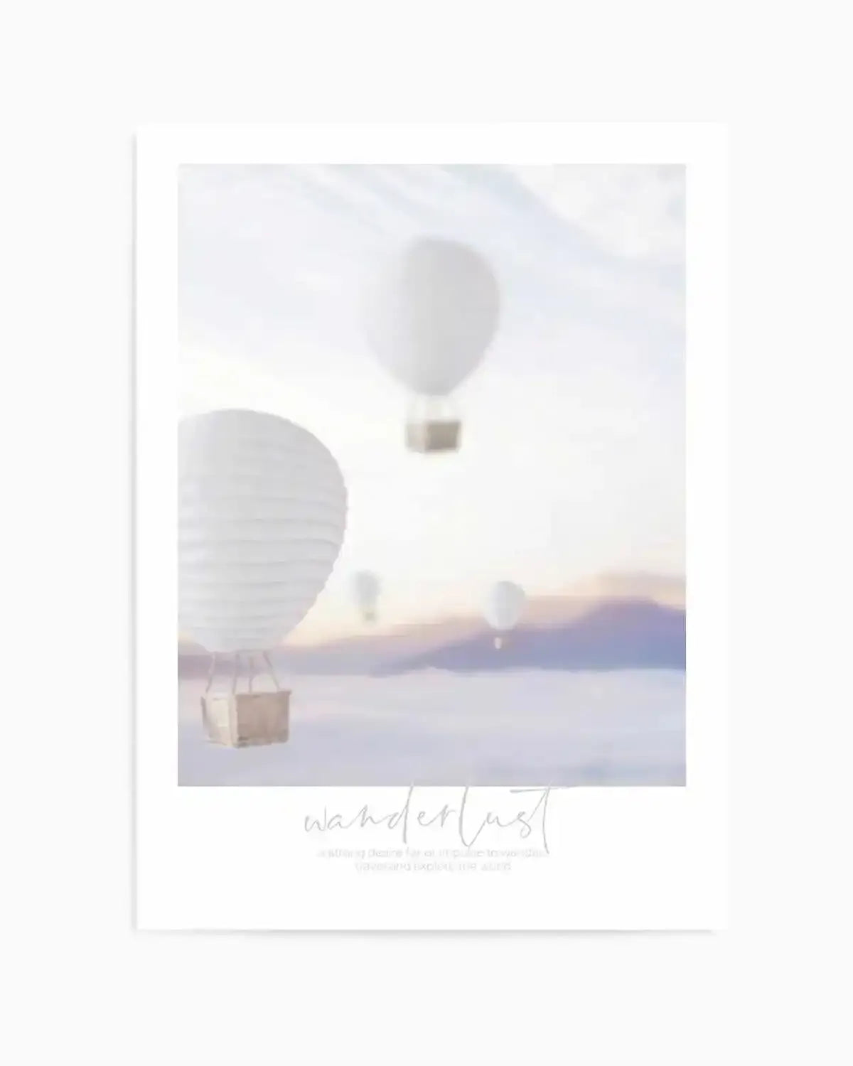 Wanderlust Dreams Art Print from Olive et Oriel where you can shop wallpaper and artworks online