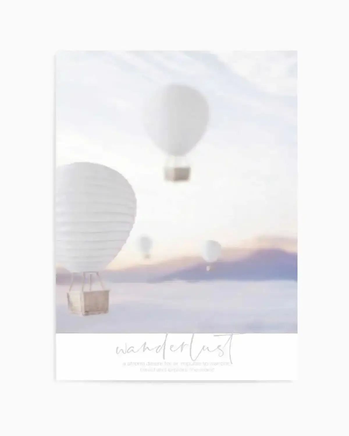 Wanderlust Dreams Art Print from Olive et Oriel where you can shop wallpaper and artworks online