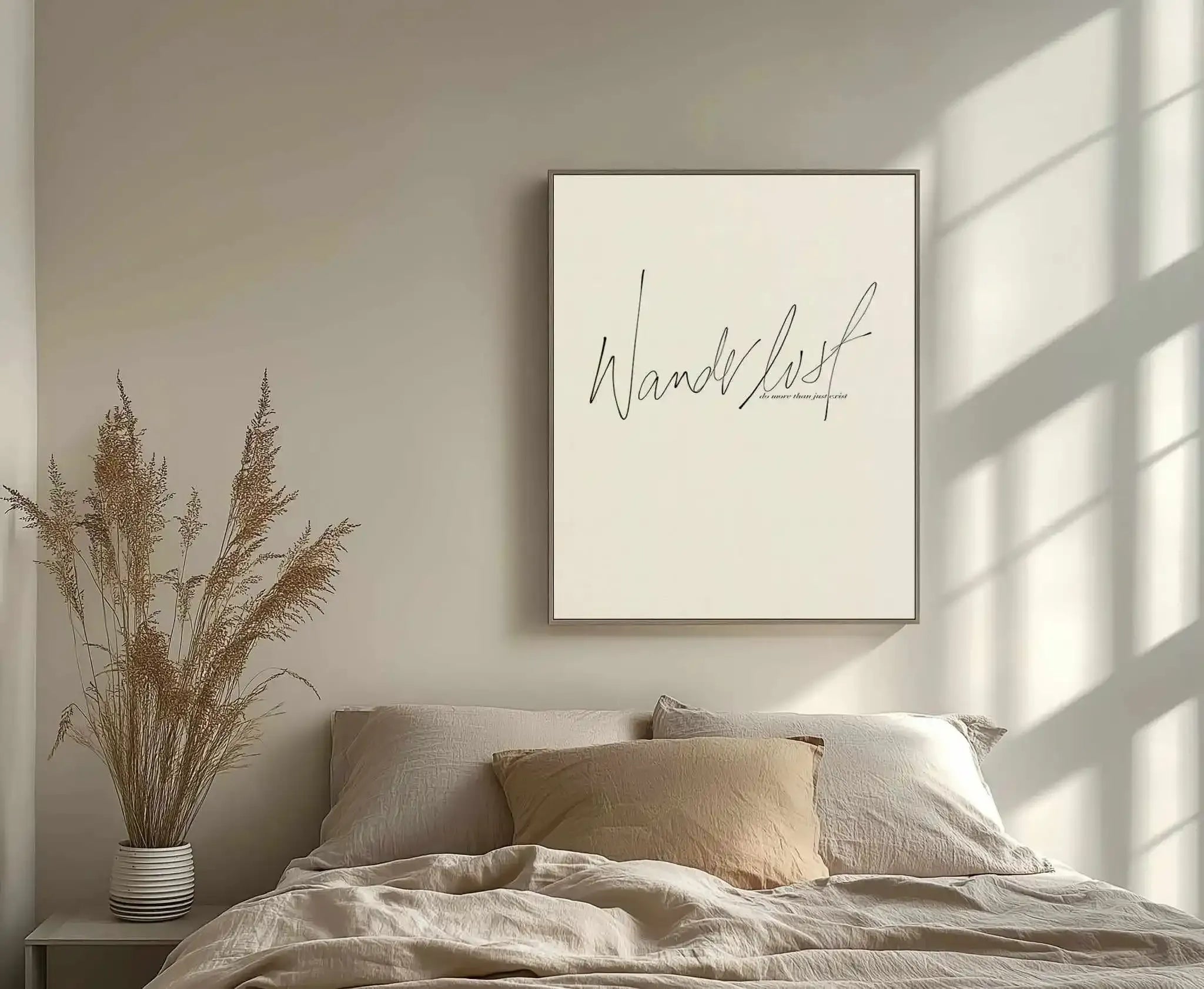 Wanderlust | Framed Canvas Art Print from Olive et Oriel where you can shop wallpaper and artworks online