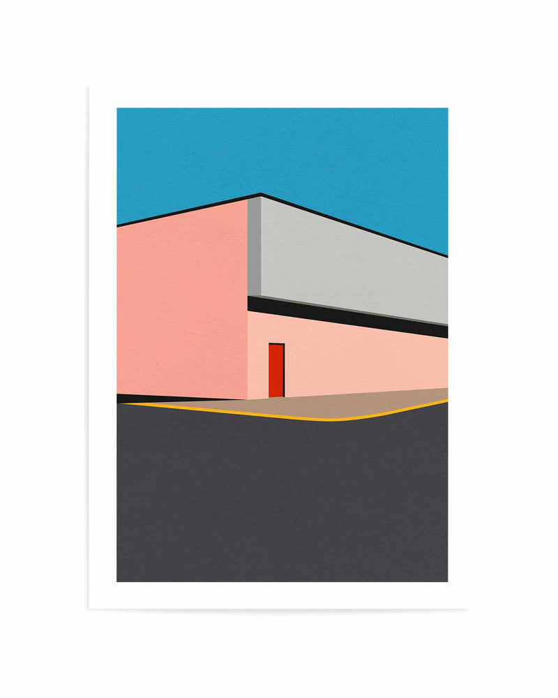 Warehouse Illustration By Rosi Feist | Art Print
