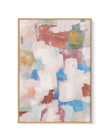 Warm Hug Gold and Bronze 2 by Judson Lee | Framed Canvas Wall Art