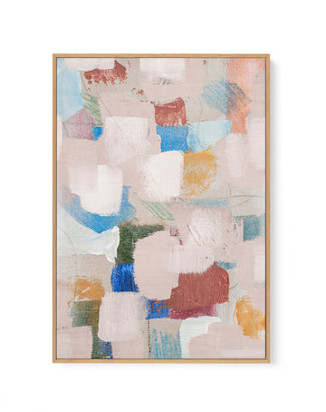 Warm Hug Gold and Bronze 3 by Judson Lee | Framed Canvas Wall Art