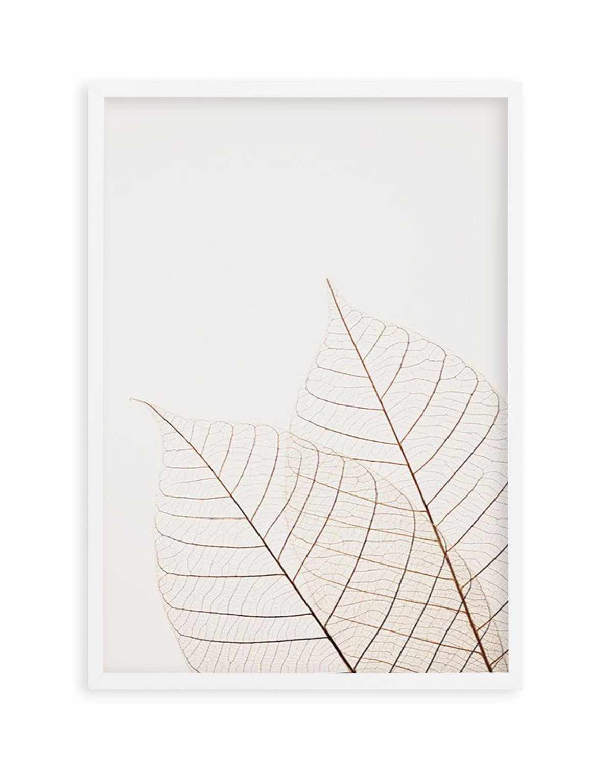 Warm Leaves Art Print