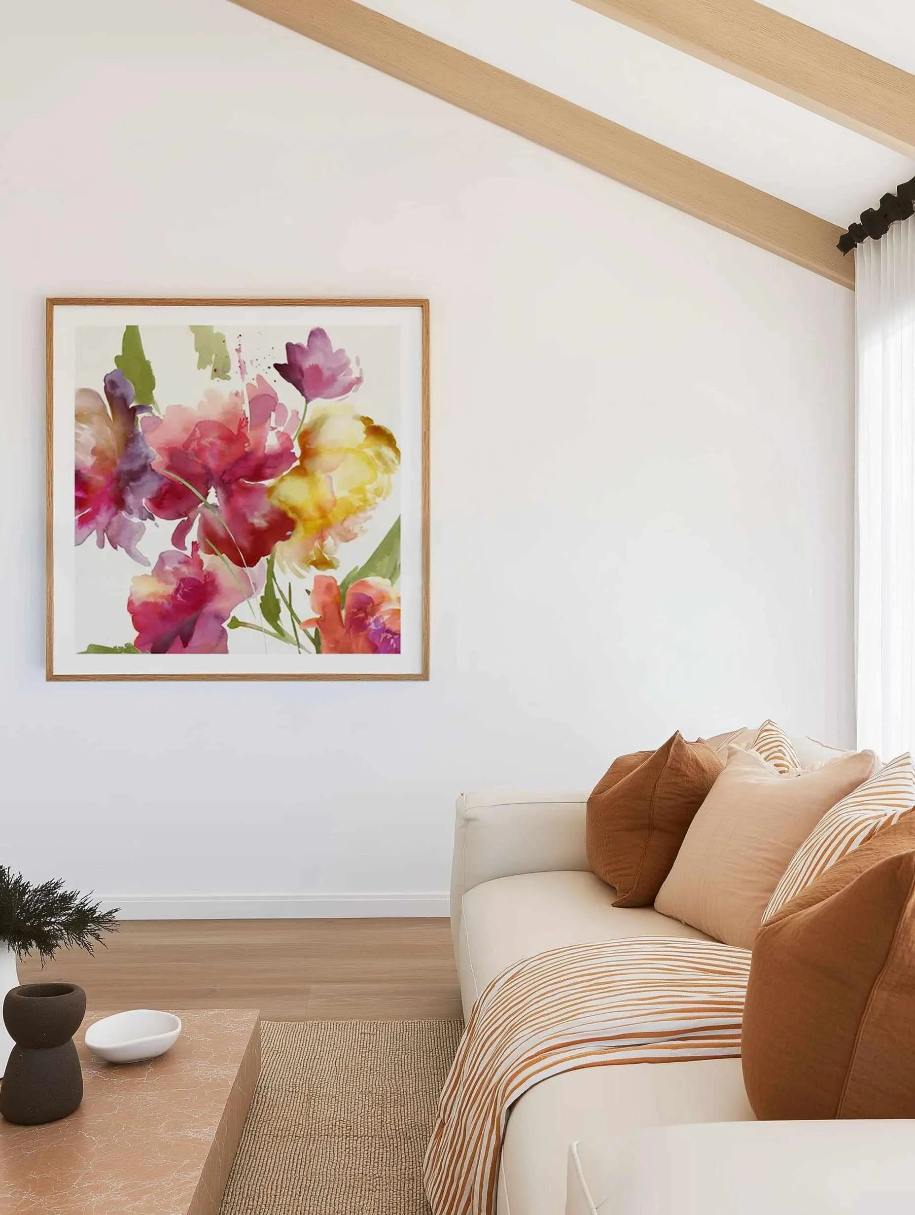 Warm Summer I Art Print from Olive et Oriel where you can shop wallpaper and artworks online