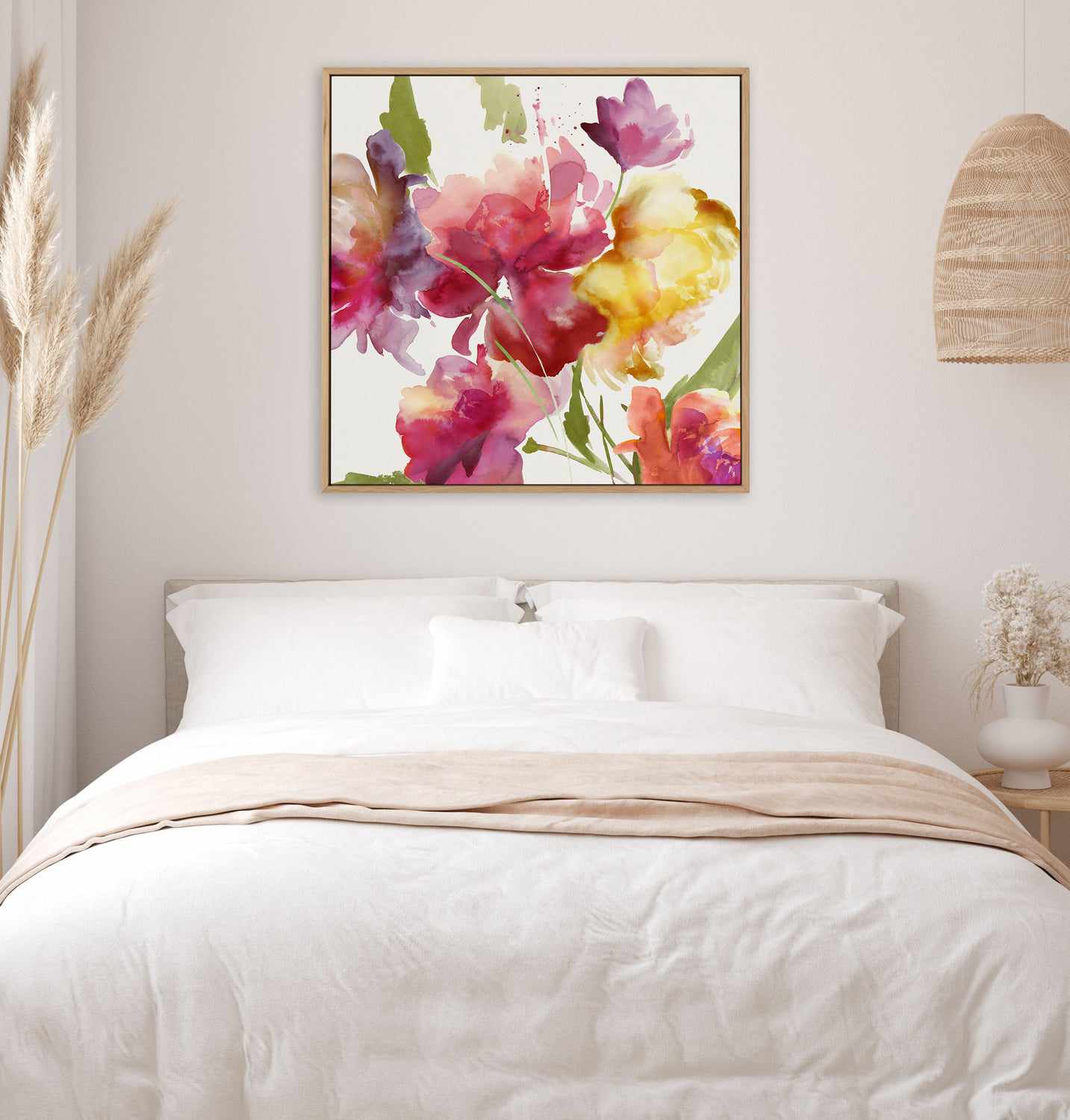 Warm Summer I | Framed Canvas Art Print