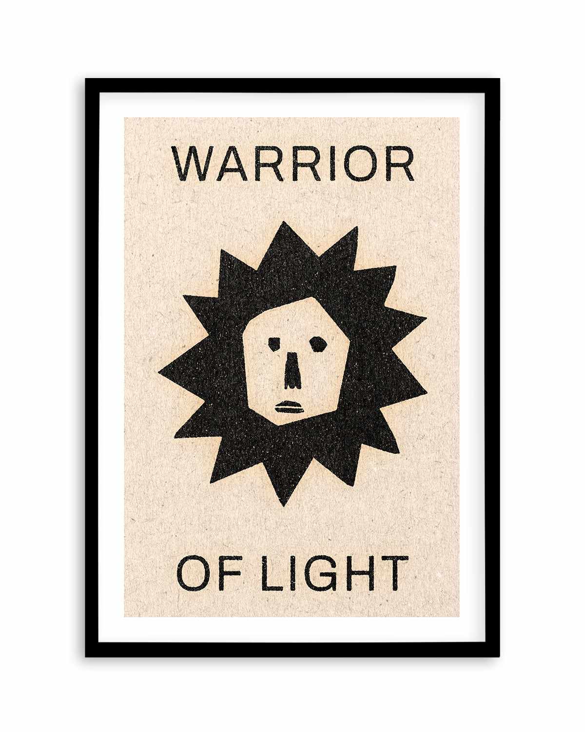 Warrior Of Light by David Schmitt Art Print