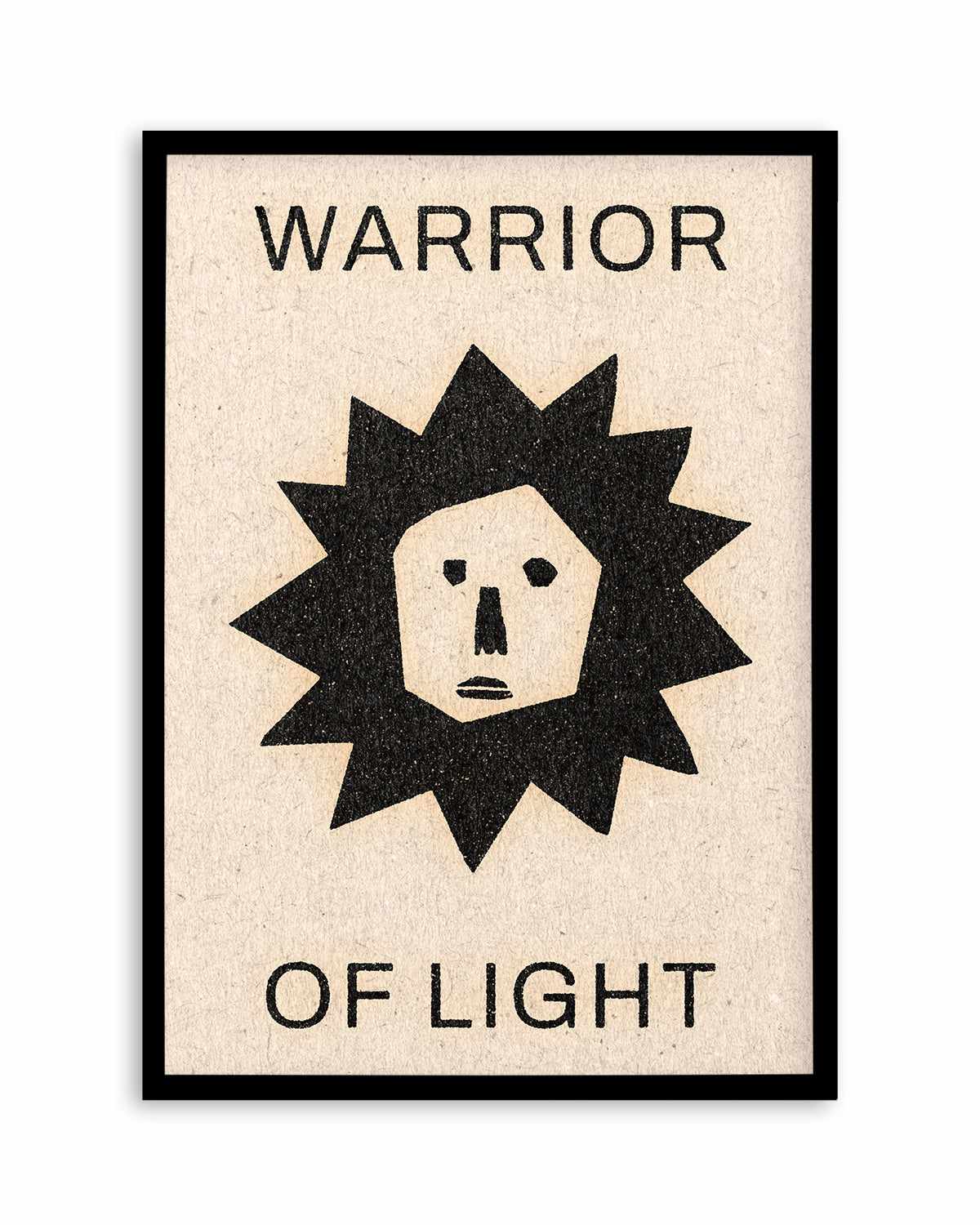 Warrior Of Light by David Schmitt Art Print