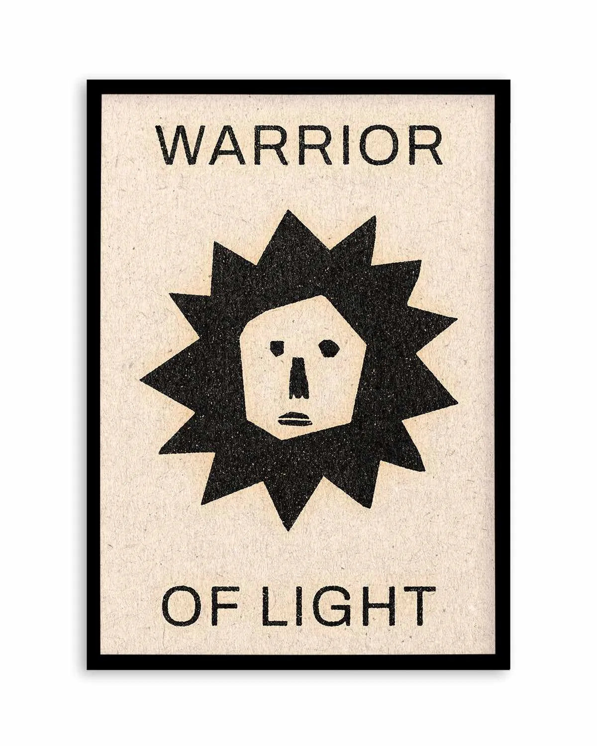 Warrior Of Light by David Schmitt Art Print from Olive et Oriel where you can shop wallpaper and artworks online