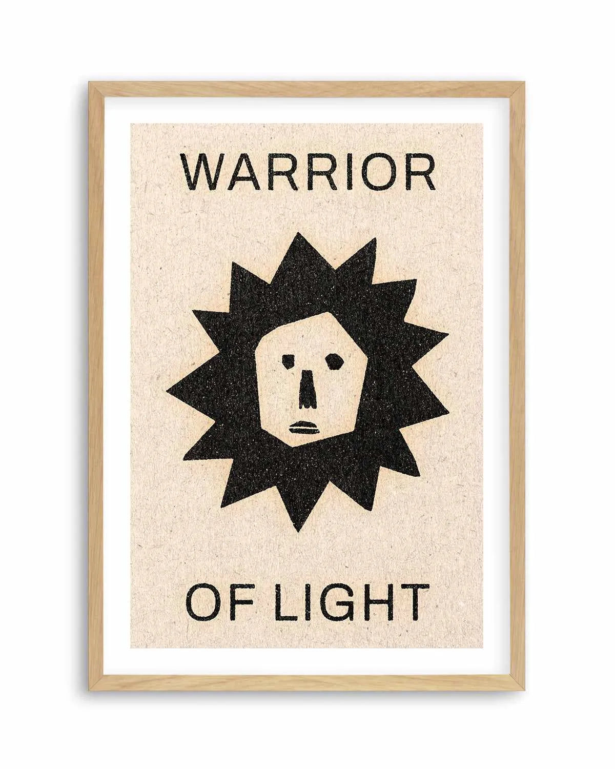 Warrior Of Light by David Schmitt Art Print from Olive et Oriel where you can shop wallpaper and artworks online