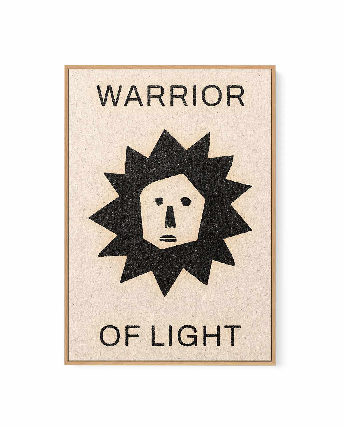 Warrior Of Light by David Schmitt | Framed Canvas Art Print