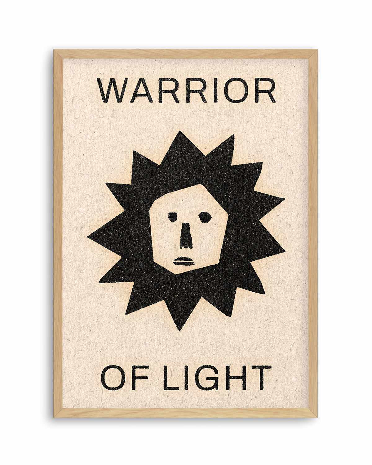 Warrior Of Light by David Schmitt Art Print