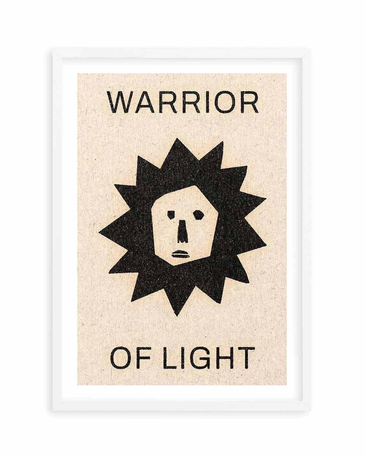 Warrior Of Light by David Schmitt Art Print from Olive et Oriel where you can shop wallpaper and artworks online