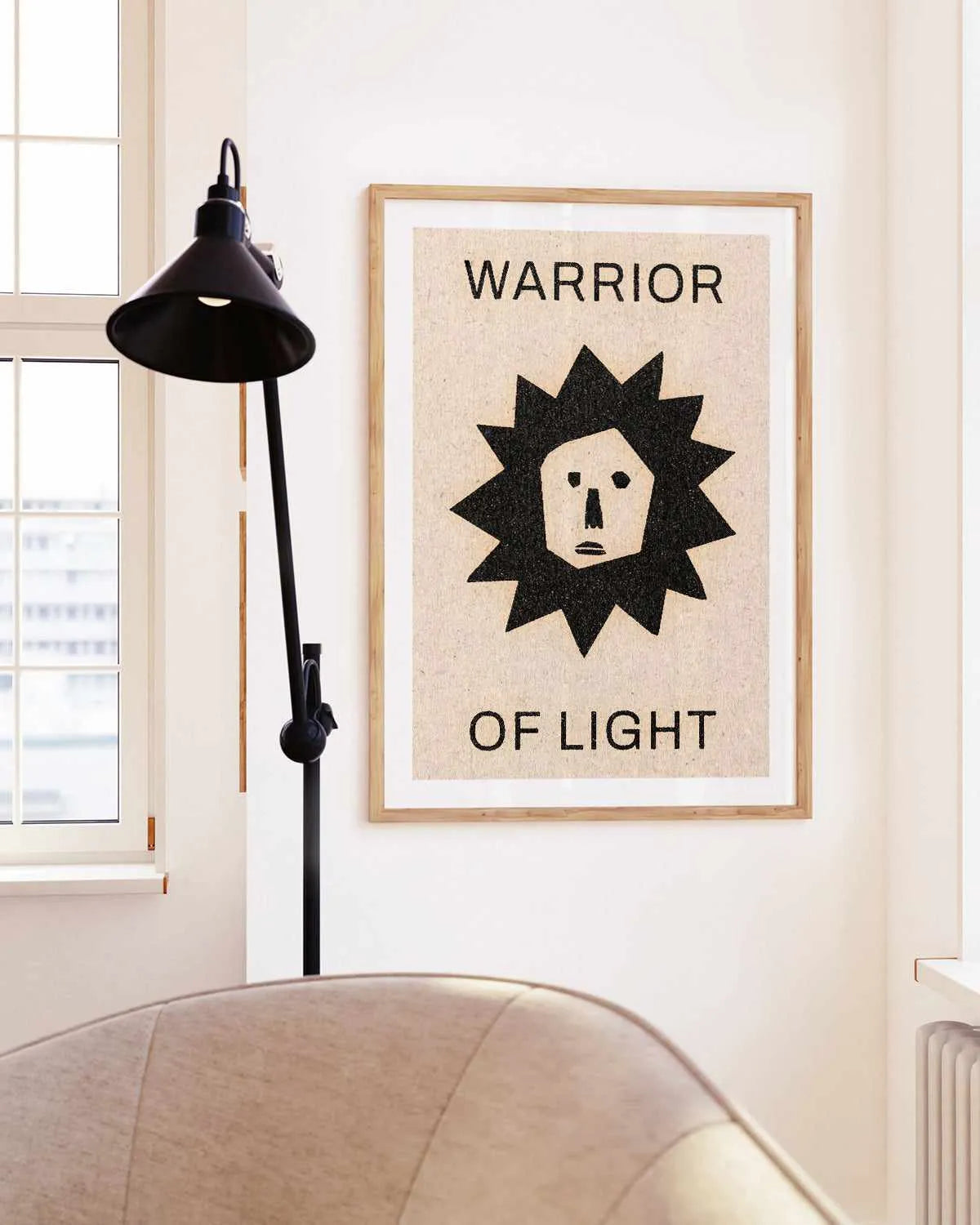 Warrior Of Light by David Schmitt Art Print from Olive et Oriel where you can shop wallpaper and artworks online