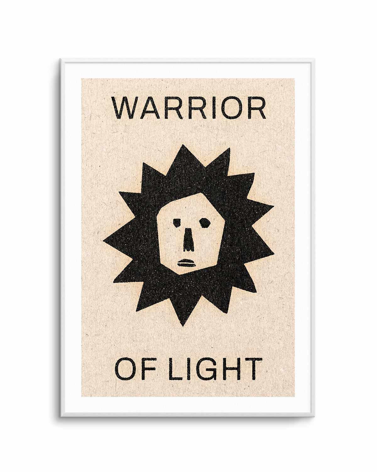 Warrior Of Light by David Schmitt Art Print