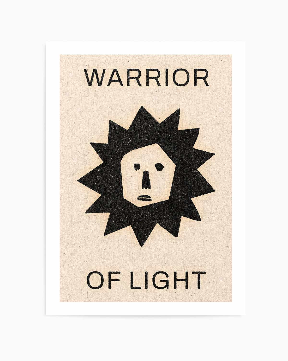 Warrior Of Light by David Schmitt Art Print