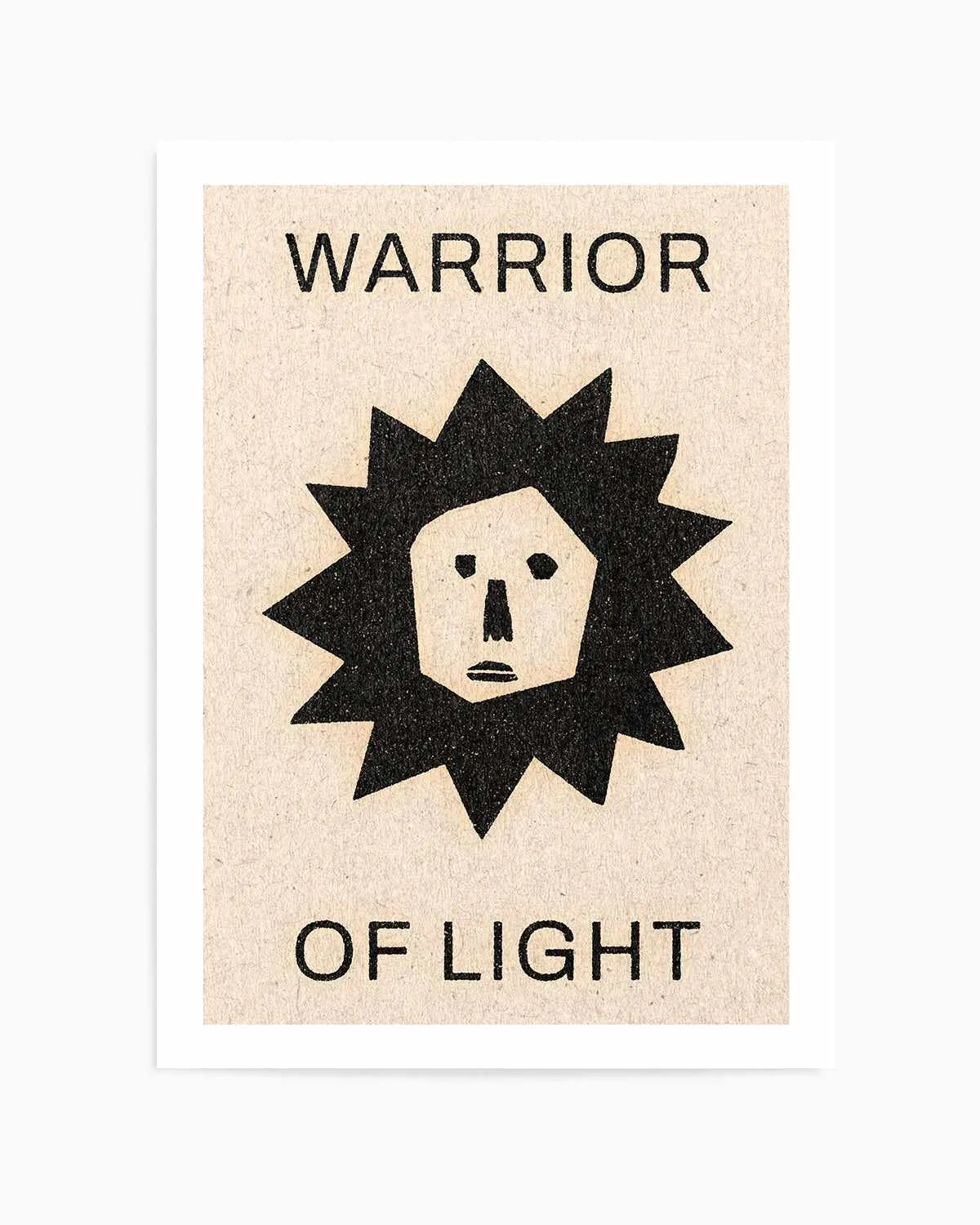 Warrior Of Light by David Schmitt Art Print from Olive et Oriel where you can shop wallpaper and artworks online