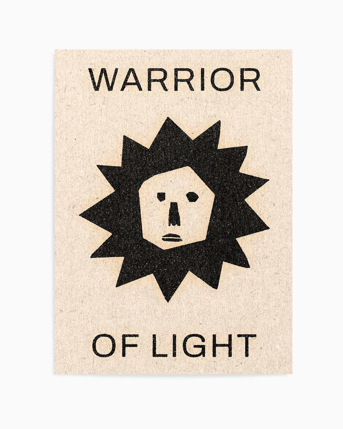 Warrior Of Light by David Schmitt Art Print