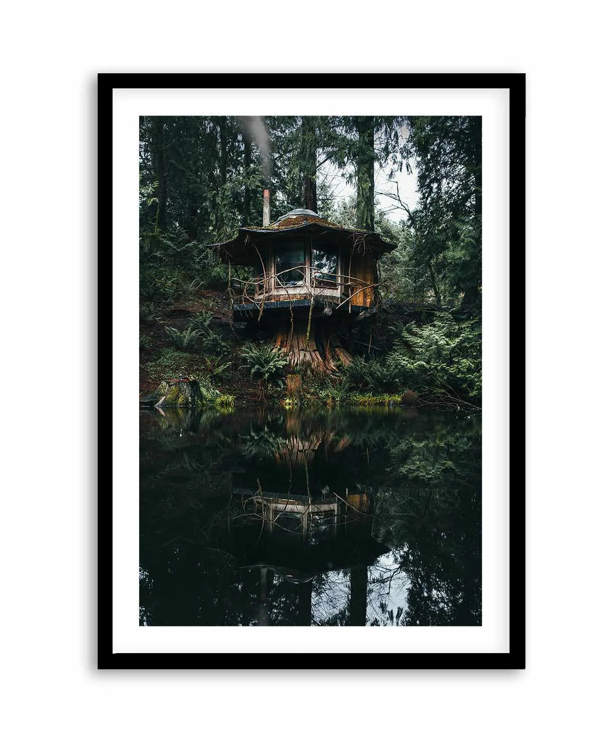 Washington Cabins by Kalen X | Art Print from Olive et Oriel where you can shop wallpaper and artworks online