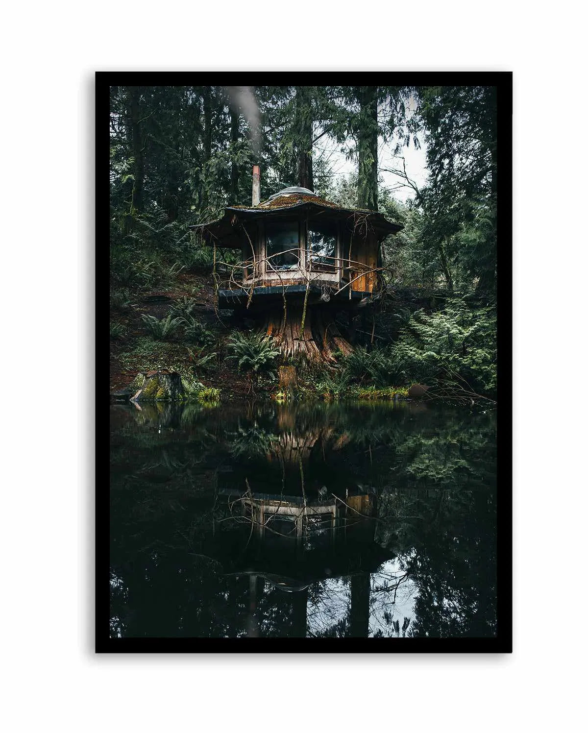 Washington Cabins by Kalen X | Art Print from Olive et Oriel where you can shop wallpaper and artworks online
