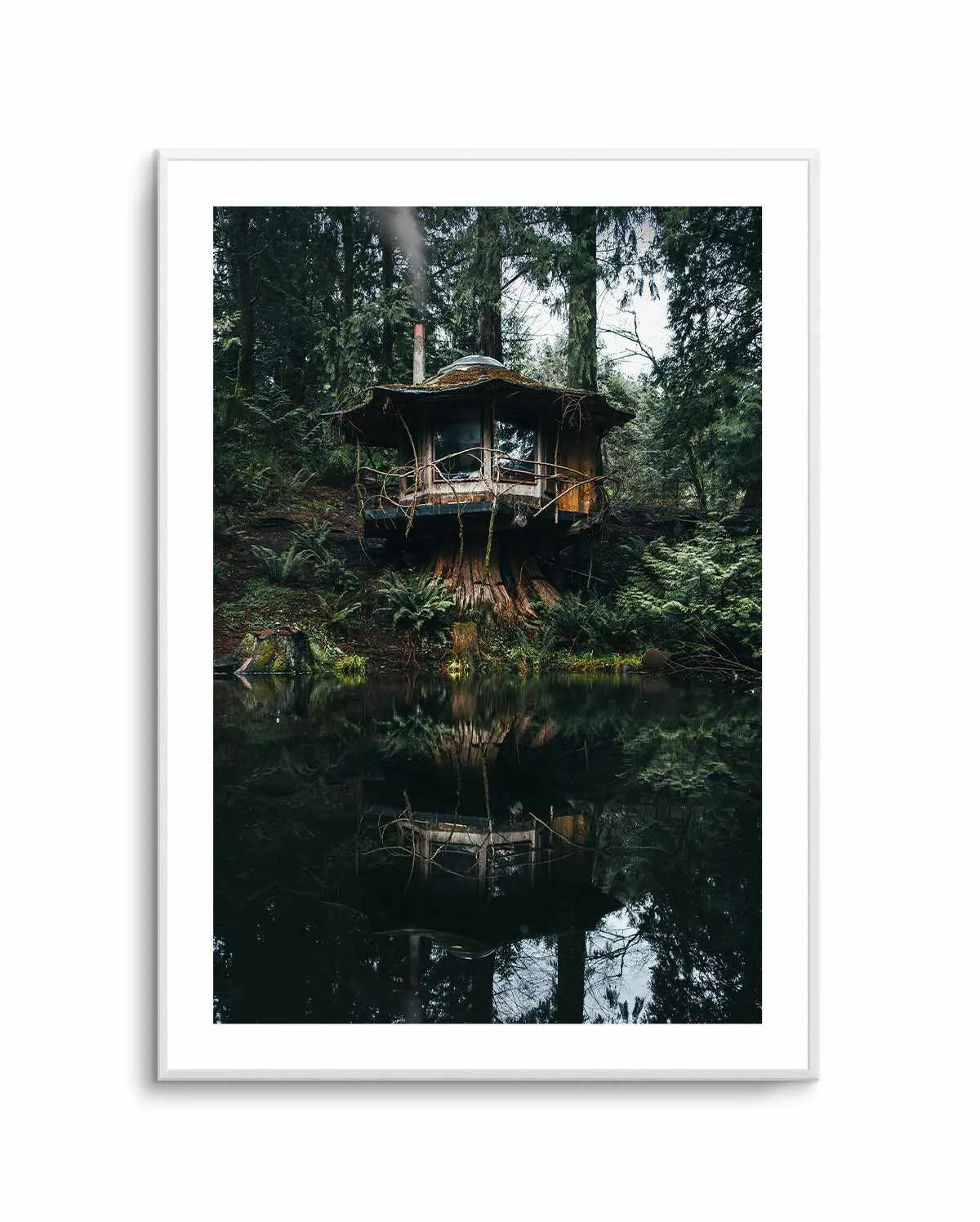 Washington Cabins by Kalen X | Art Print from Olive et Oriel where you can shop wallpaper and artworks online