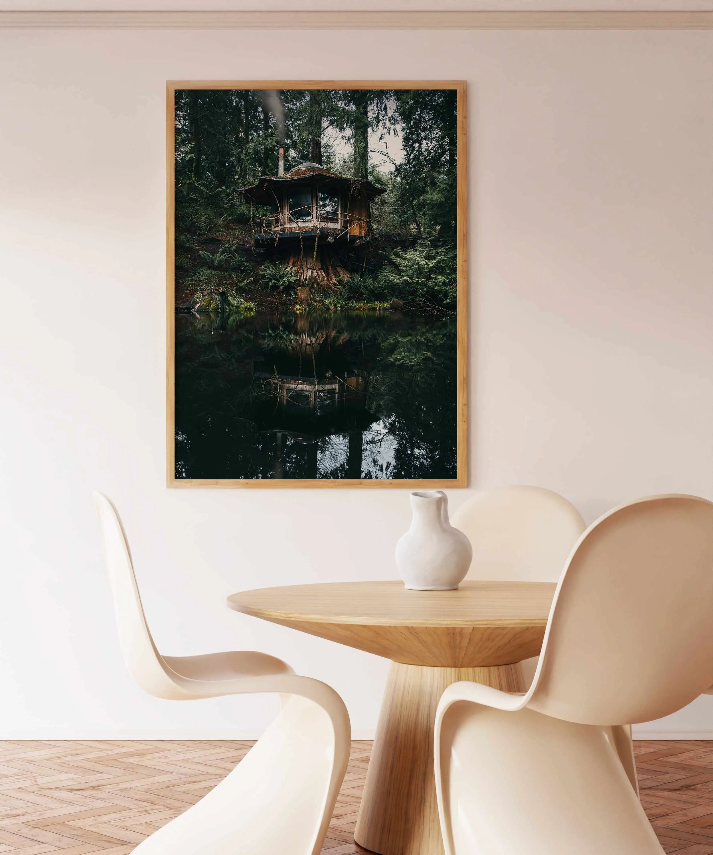 Washington Cabins by Kalen X | Art Print from Olive et Oriel where you can shop wallpaper and artworks online