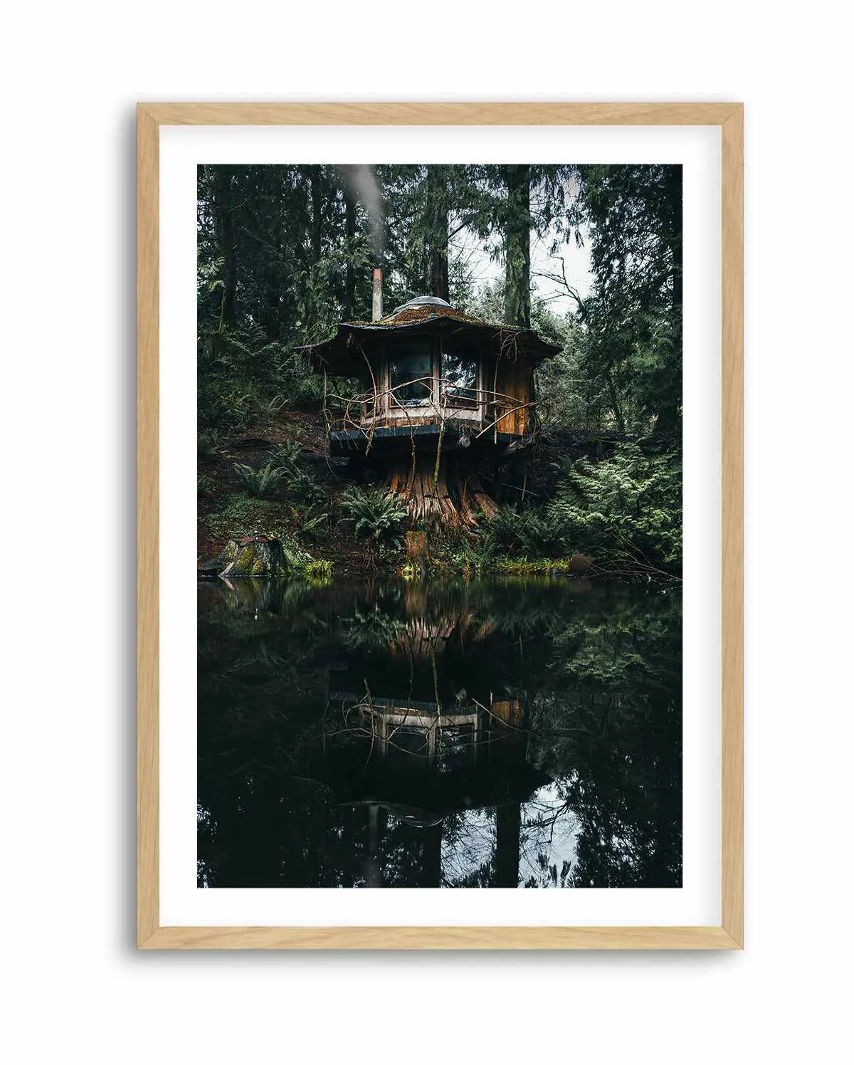 Washington Cabins by Kalen X | Art Print from Olive et Oriel where you can shop wallpaper and artworks online