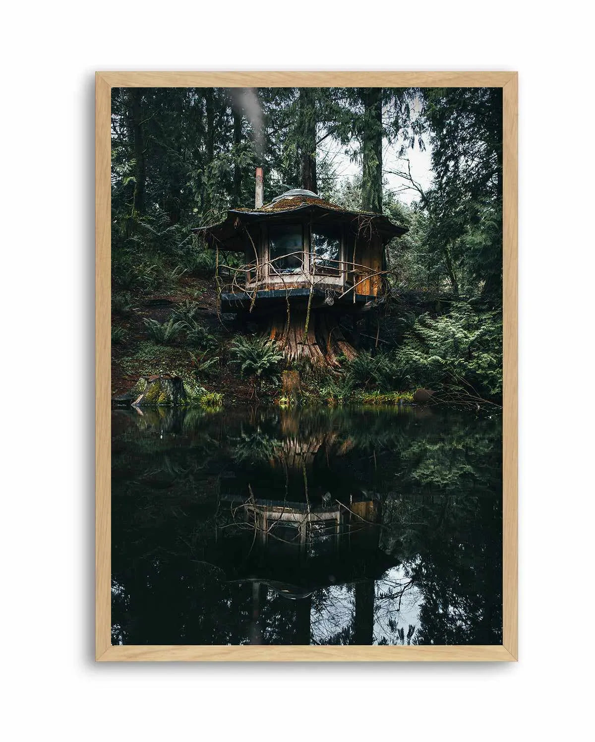 Washington Cabins by Kalen X | Art Print from Olive et Oriel where you can shop wallpaper and artworks online