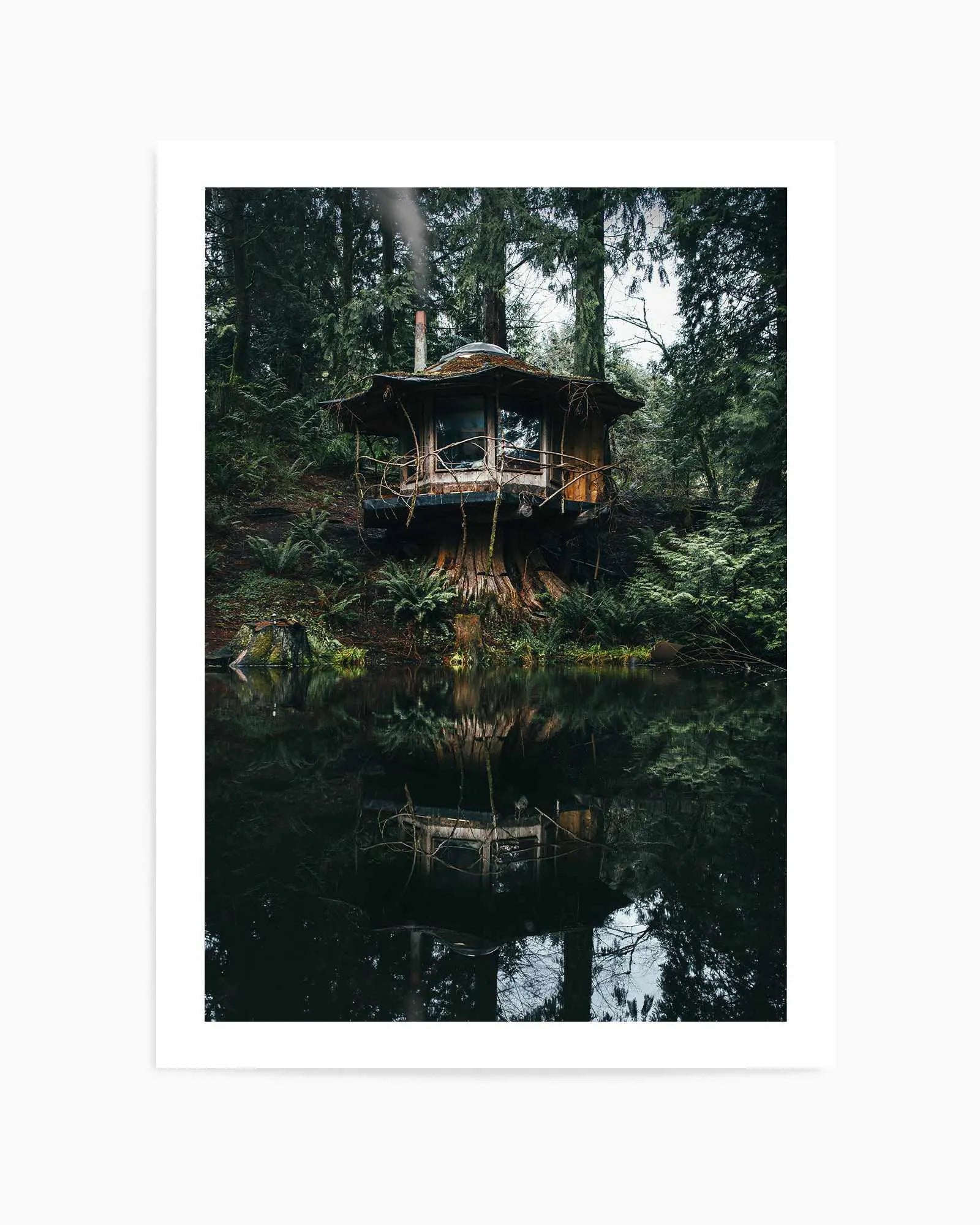 Washington Cabins by Kalen X | Art Print from Olive et Oriel where you can shop wallpaper and artworks online