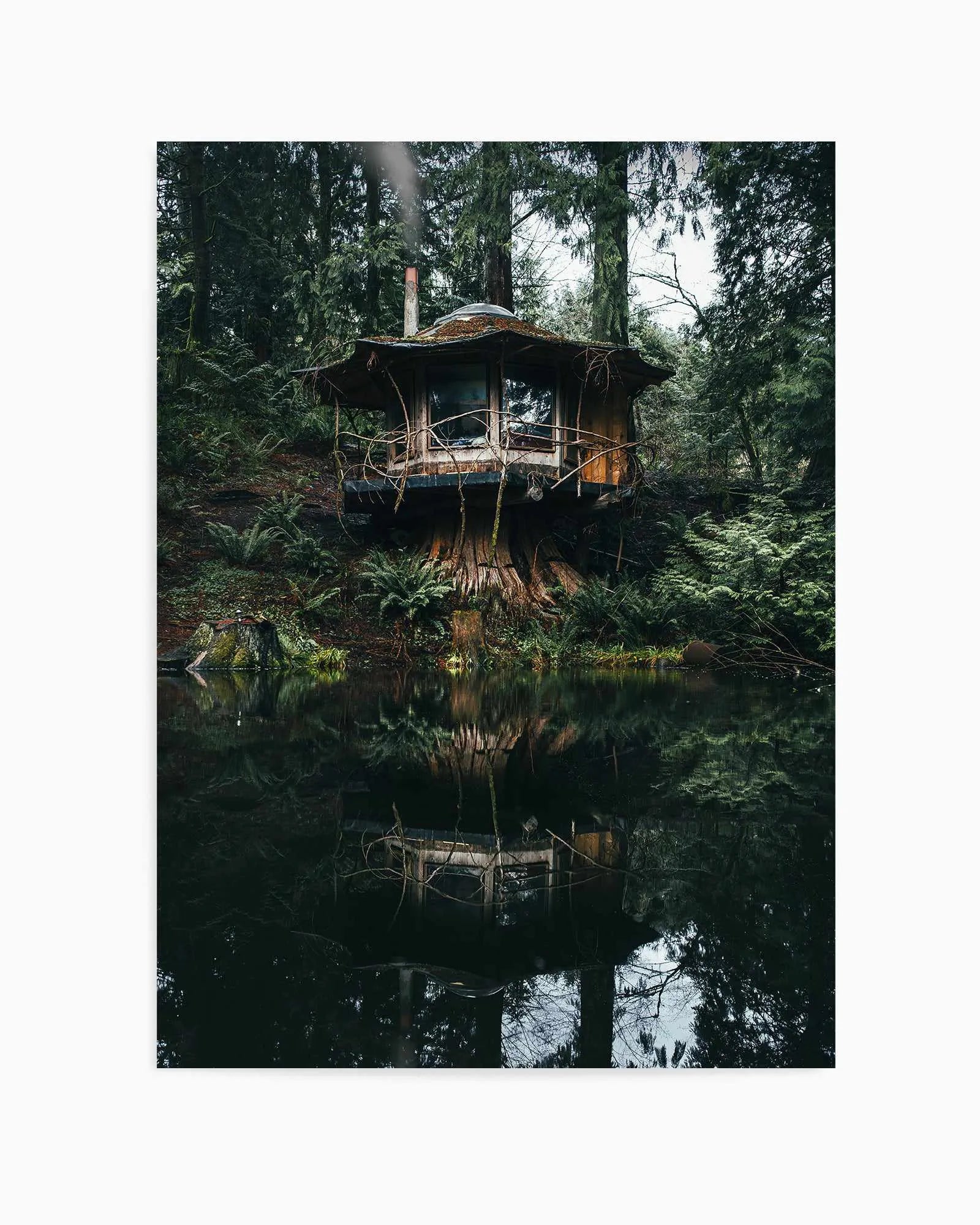 Washington Cabins by Kalen X | Art Print from Olive et Oriel where you can shop wallpaper and artworks online
