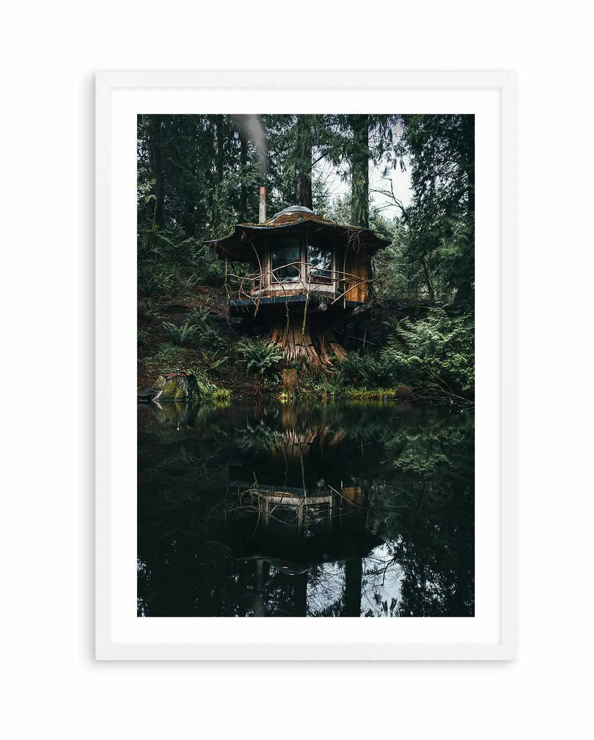 Washington Cabins by Kalen X | Art Print from Olive et Oriel where you can shop wallpaper and artworks online