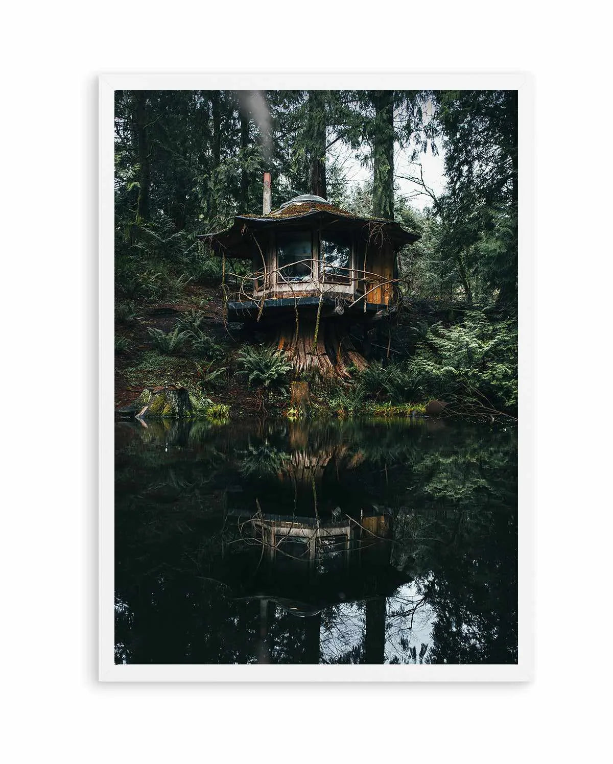 Washington Cabins by Kalen X | Art Print from Olive et Oriel where you can shop wallpaper and artworks online