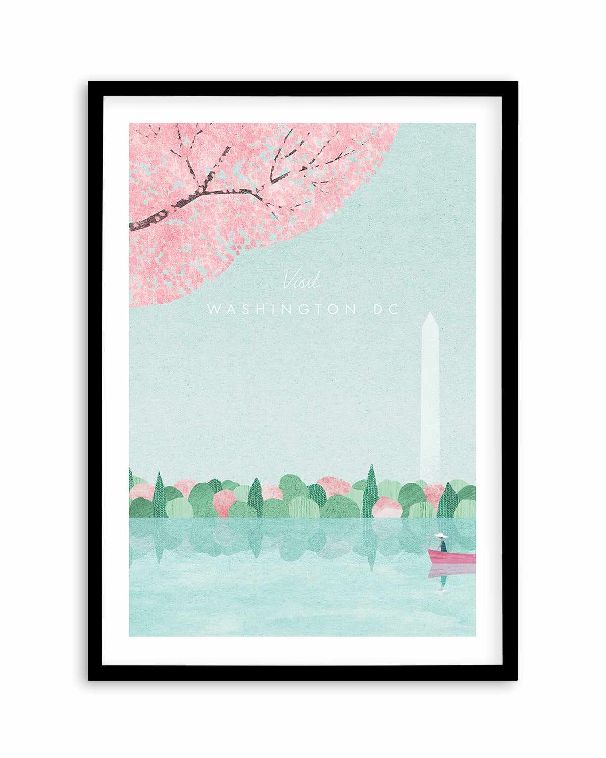 Washington DC by Henry Rivers Art Print