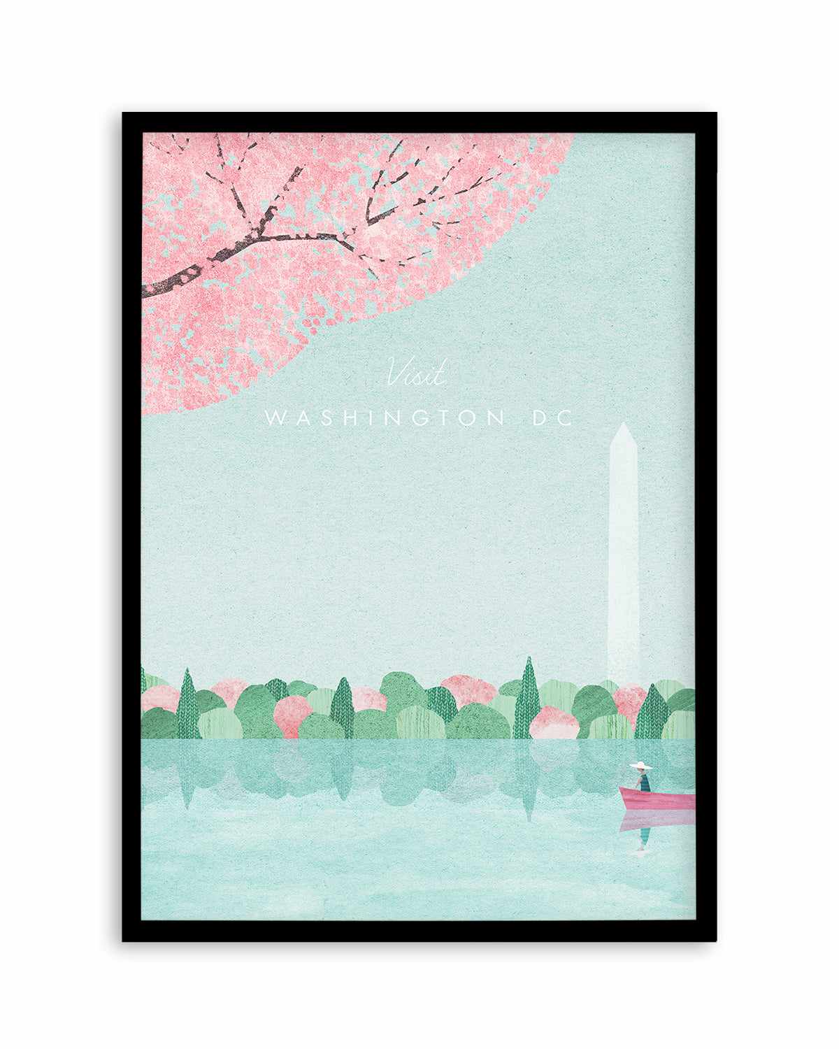 Washington DC by Henry Rivers Art Print