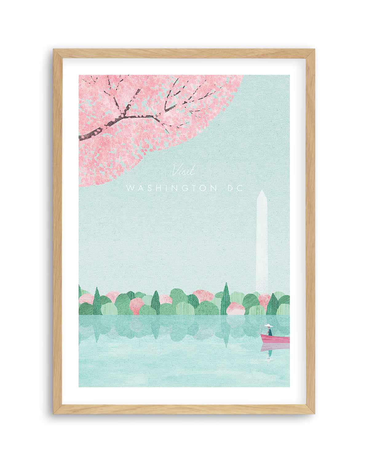 Washington DC by Henry Rivers Art Print