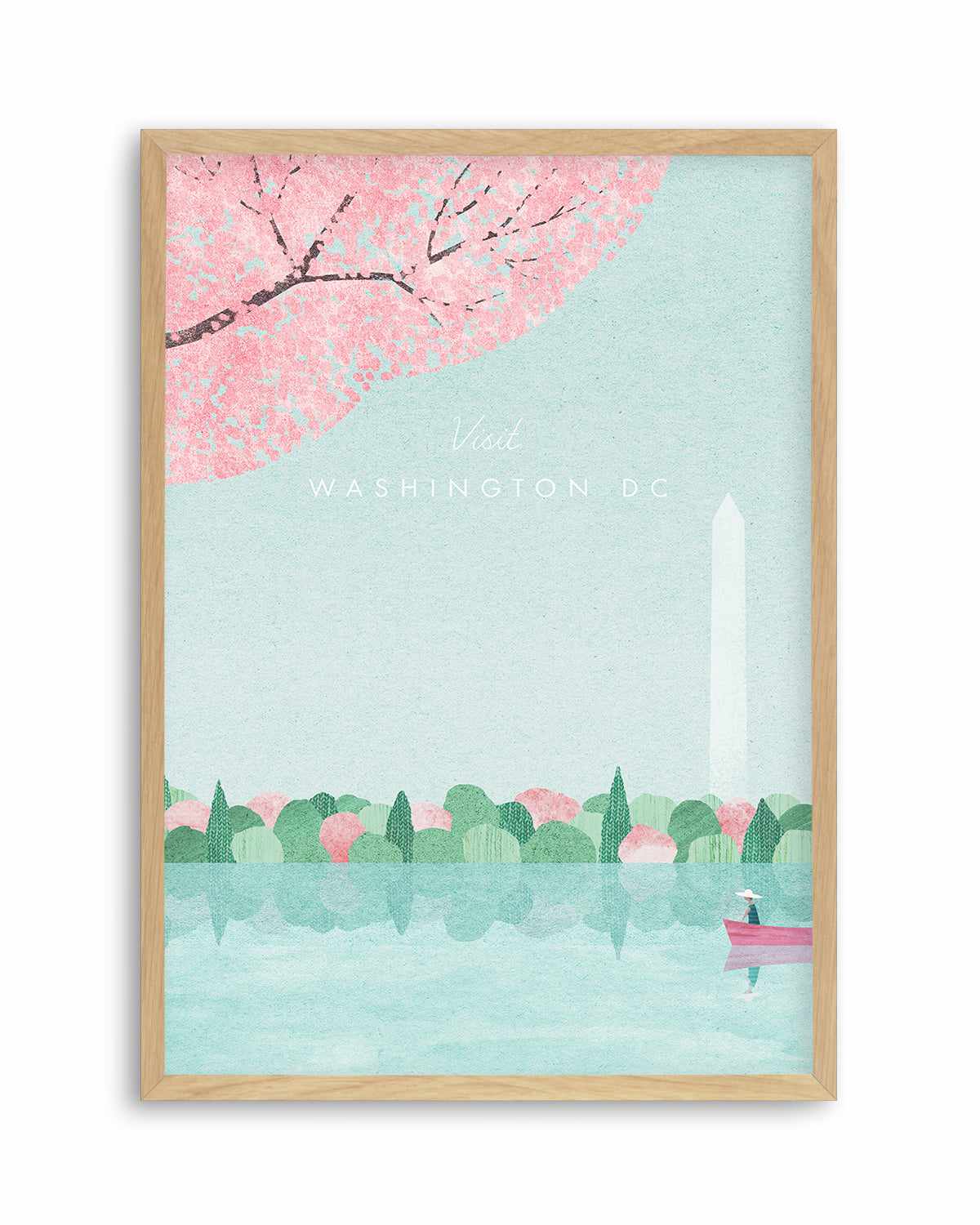 Washington DC by Henry Rivers Art Print