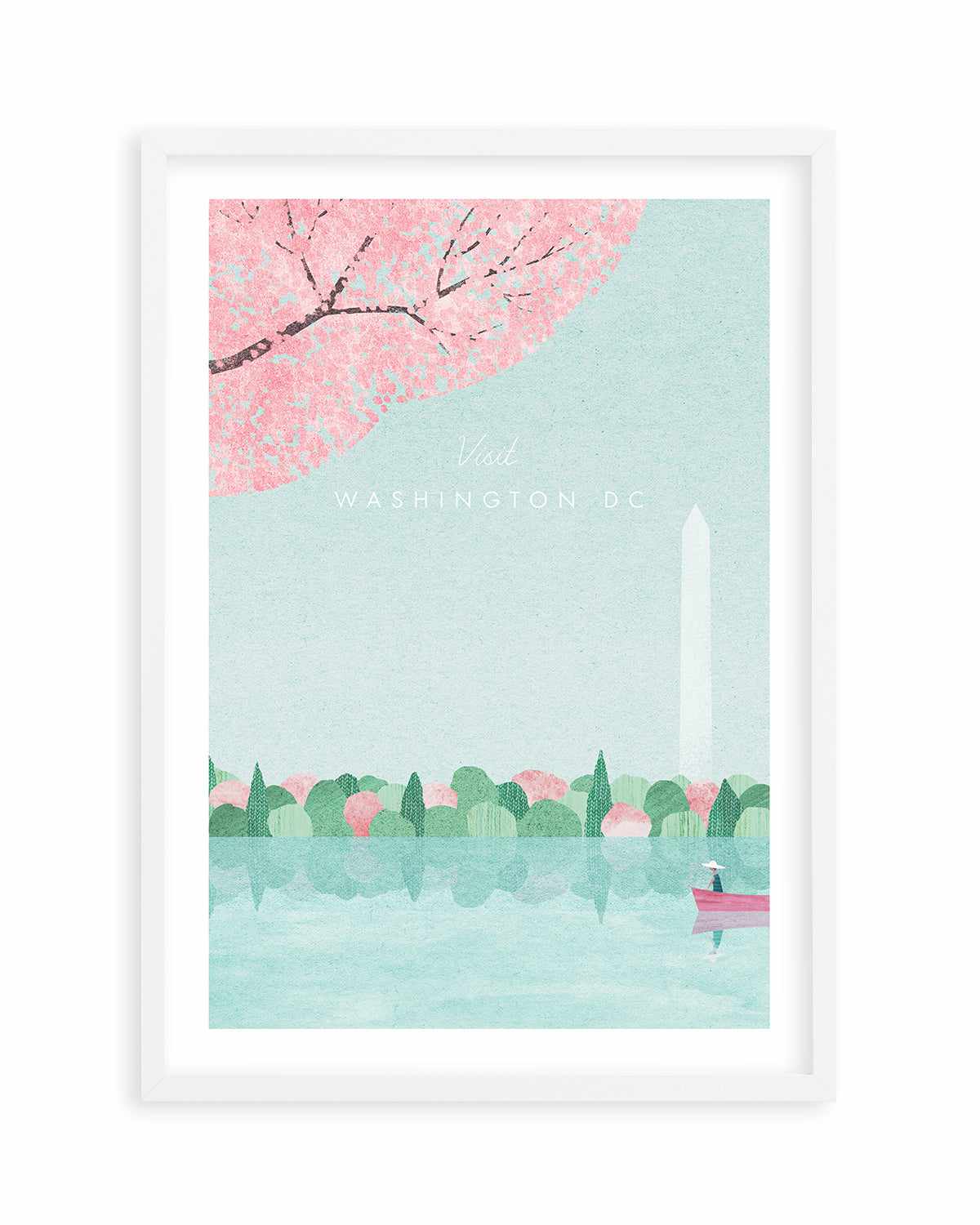 Washington DC by Henry Rivers Art Print